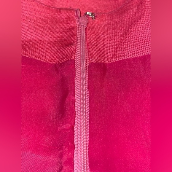 Miss Jackson Linen Mini Dress Lagenlook Boxy Minimalist Pink Women Size 6 - Picture 5 of 8